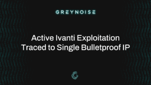 GreyNoise: um IP concentra 83% da exploração das falhas de RCE no Ivanti EPMM (fonte: GreyNoise)